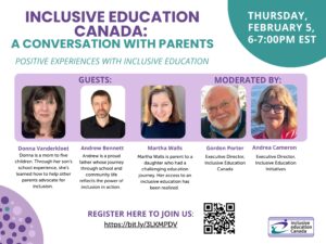 Inclusive Education Canada Event Poster